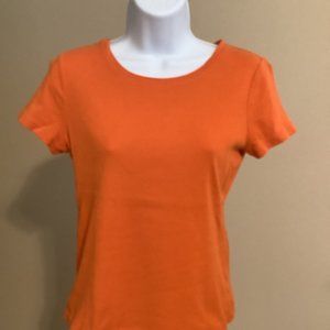 Talbots Orange T-shirt Top-Size P